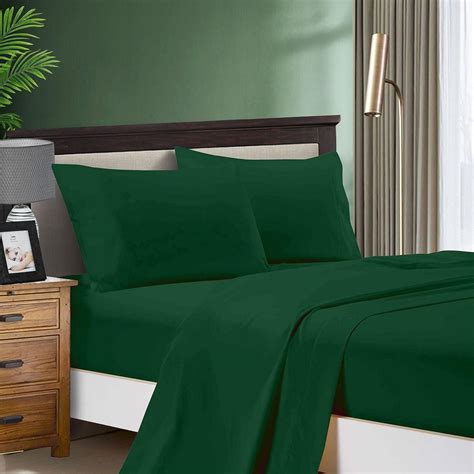 Dark Green Flat Sheets