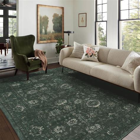Dark Green Rug