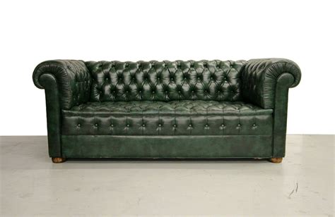 Dark Green Sofa Leather