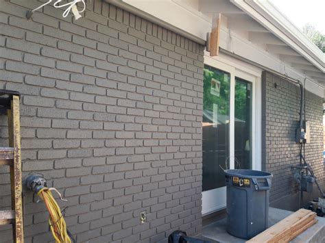 dark grey brick paint