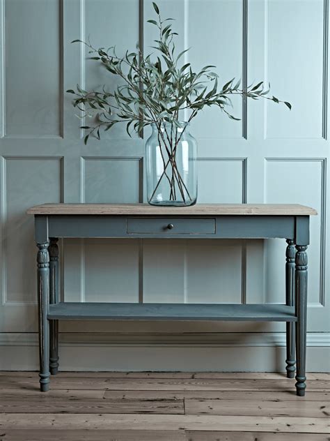 Dark Grey Hallway Console Table