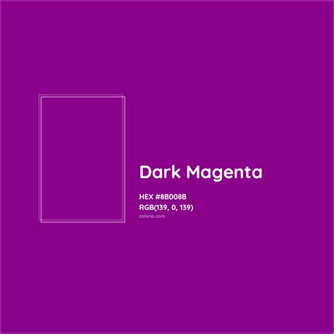 dark magenta rgb code