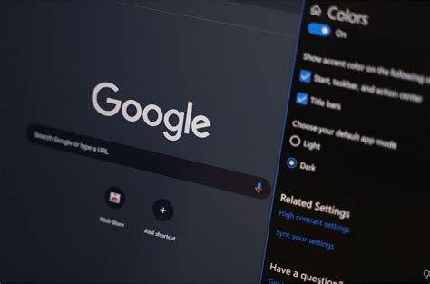 dark mode google finance