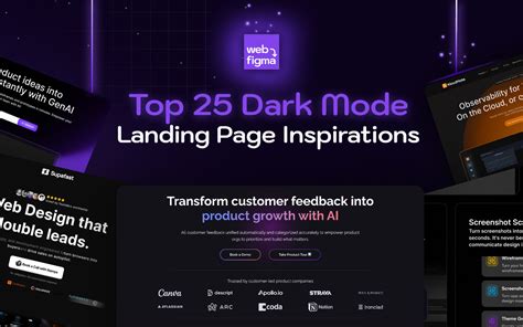 Example of a streaming website interface in dark mode