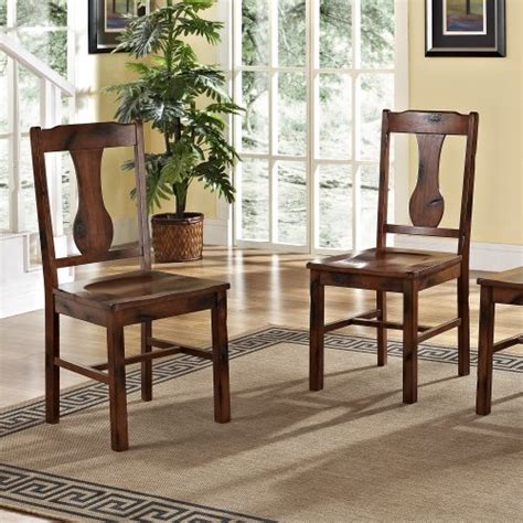 dark oak dining chairs