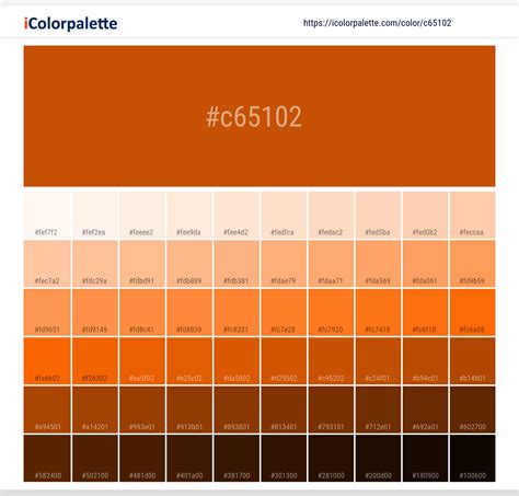 dark orange hex code