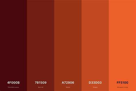 Dark Orange Red Color Code