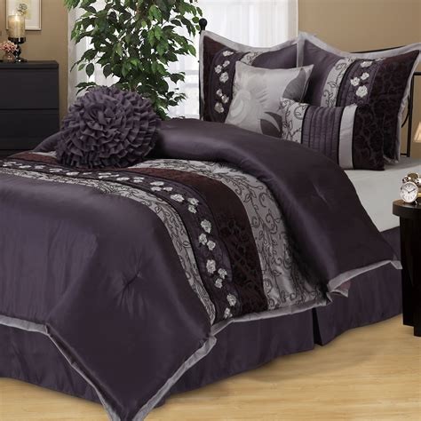 Dark Purple Bed Comforter