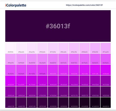dark purple color number code