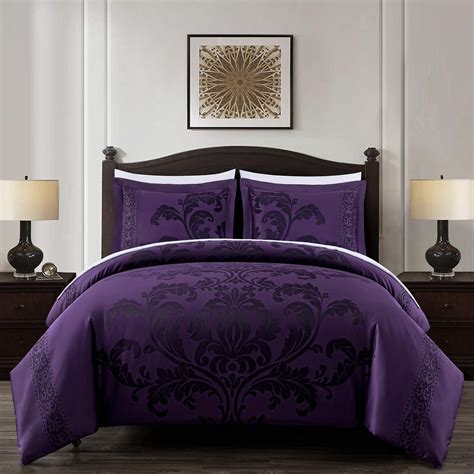 Dark Purple Comforter Sets