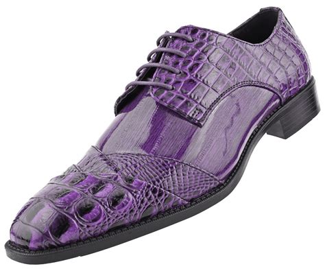 dark purple men dress shoes