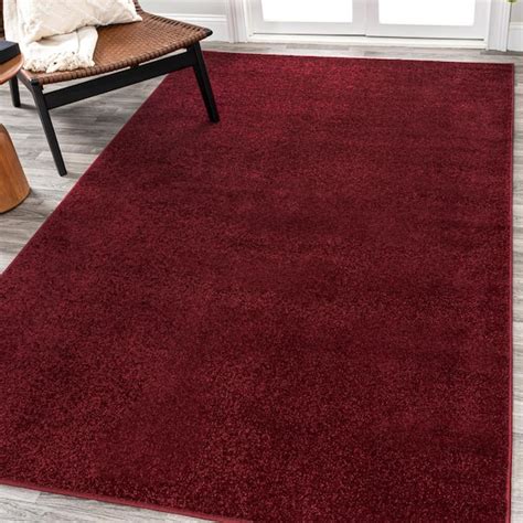 Dark Red Area Rug