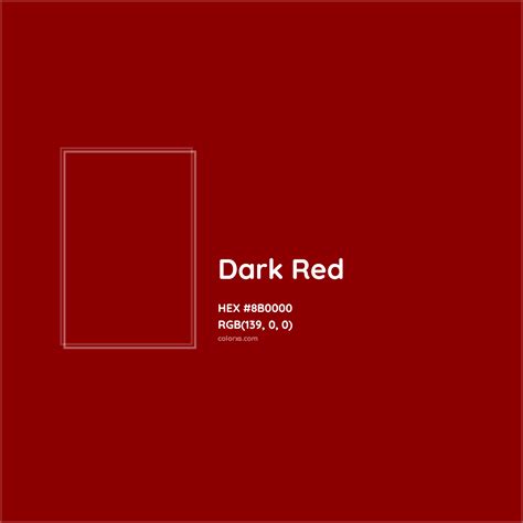 dark red hex code