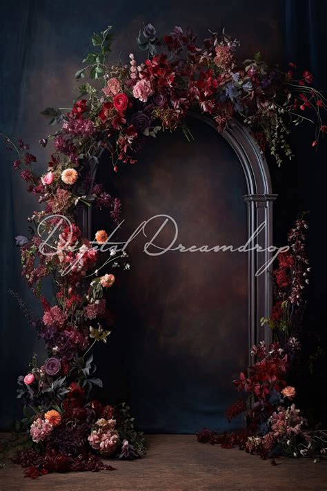 Dark Romantic Wedding Backdrop