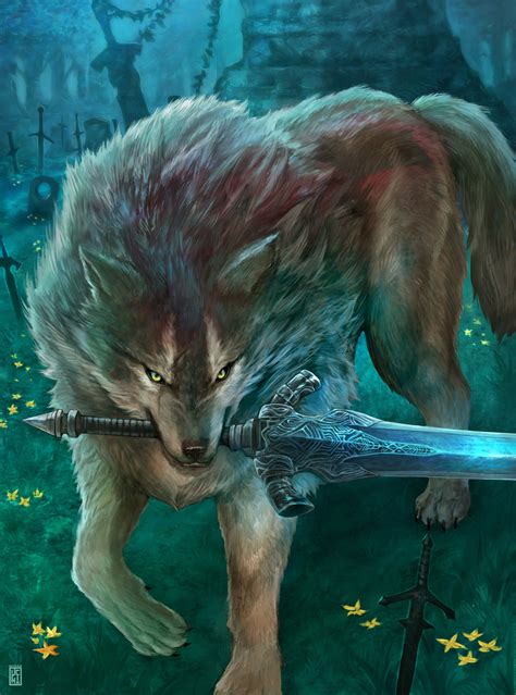 dark souls great wolf