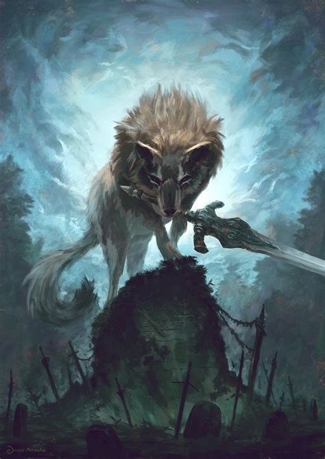 dark souls great wolf sif