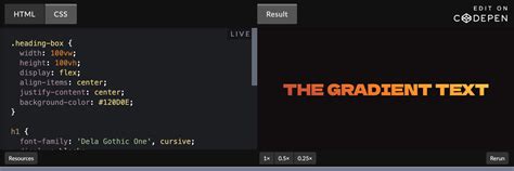 dark theme codepen