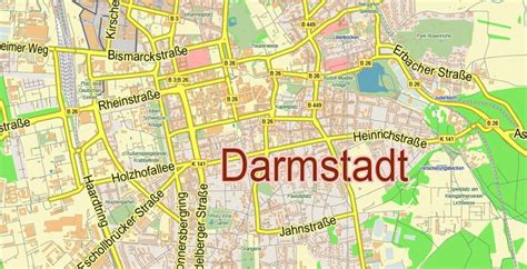 darmstadt germany map