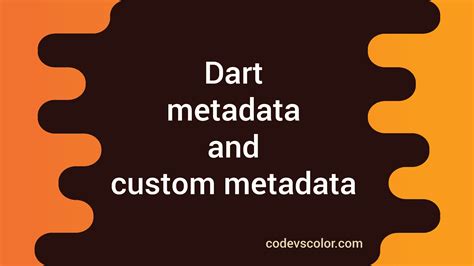 Dart Image Metadata