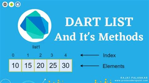 Dart List Methods