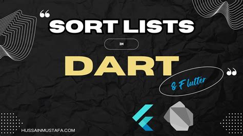 Dart List Sort By