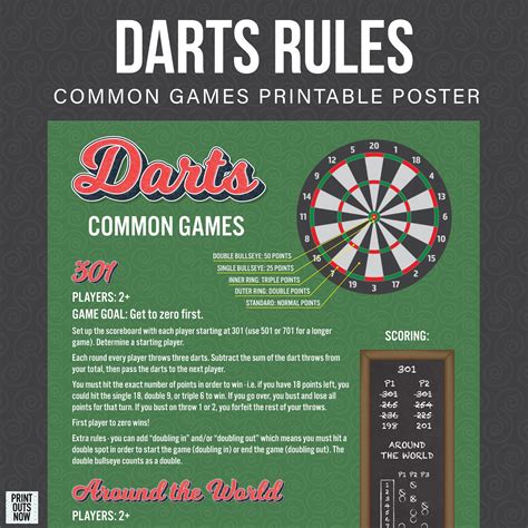 Dart Playing Rules