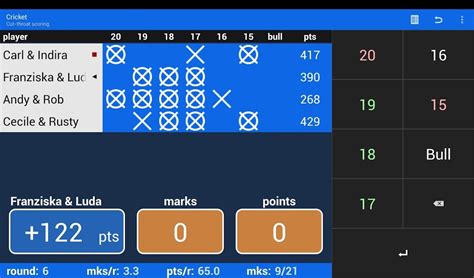 dart scoreboard software for android
