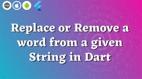 Dart String Replace Char