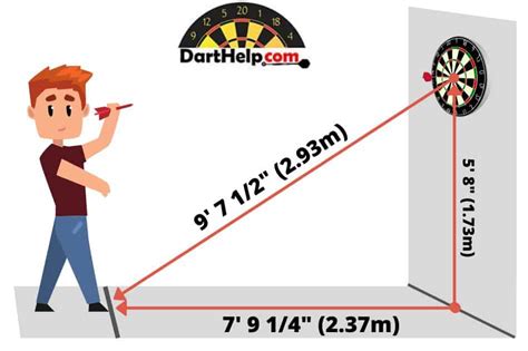 Dartboard Correct Height And Distance