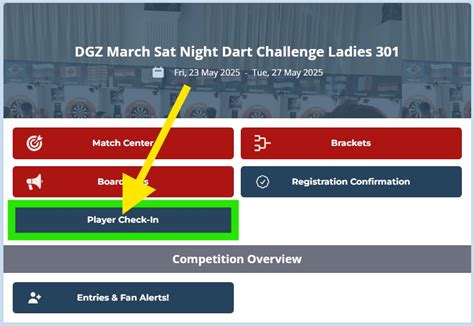 Dartconnect Check-In