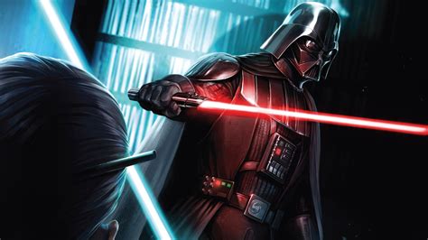 darth vader with lightsaber picture