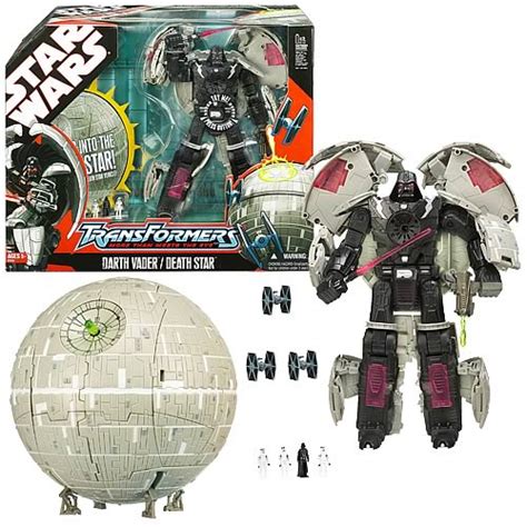 Star Wars Transformers Darth Vader Death Star Crossover G1