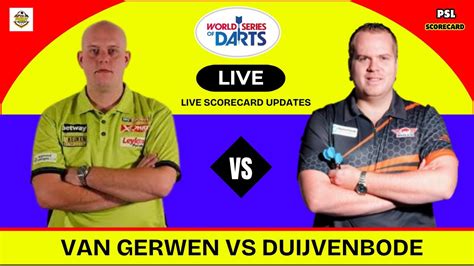 Darts Live Score Updates