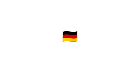 das emoji der deutschen flagge
