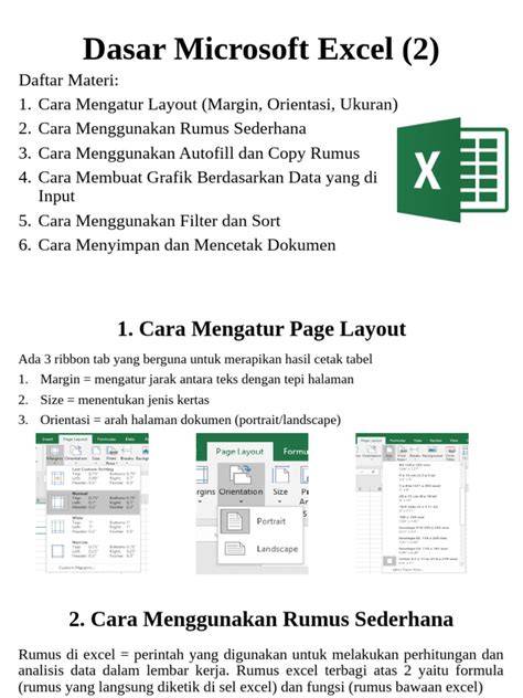 Dasar-dasar Microsoft Excel