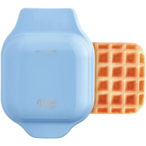 Dash Mini Waffle Maker Blue Light