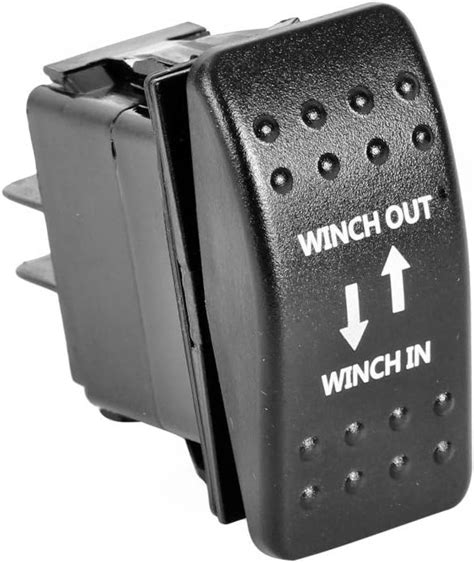 Dash Mount Winch Rocker Switch