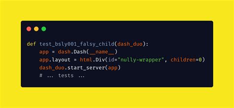 dash testing is used to check the code