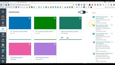 Dashboard Canvas Udel