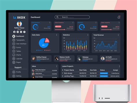 Dashboard Design For Admin Panel