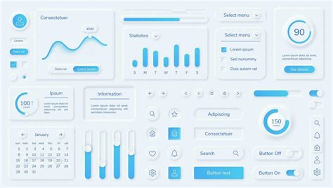 Dashboard Design With Buttons