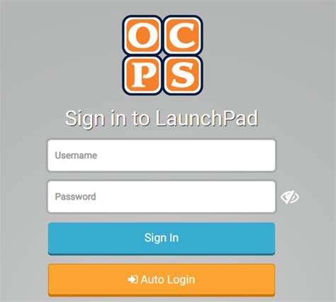 Dashboard Login Ocps