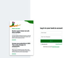 Dashboard Tawk Login
