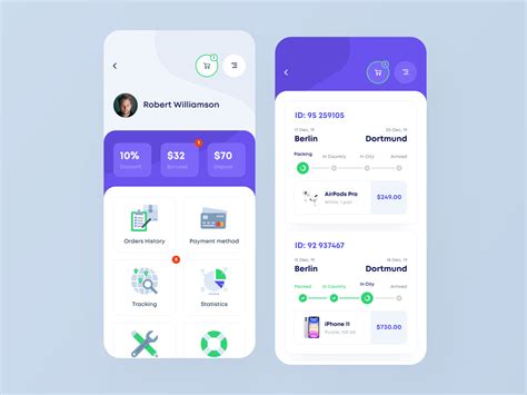 dashboard ui examples mobile