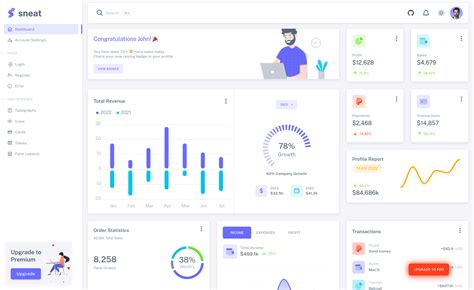 Dashboard site Builder Free