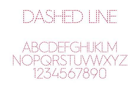 Free font "School Script Dashed" by