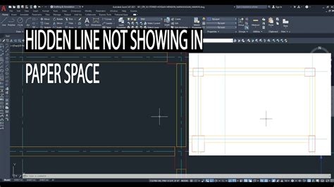 Dashed Lines Not Showing In Paper Space Autocad