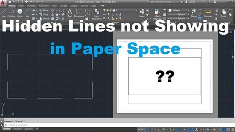 Dashed Lines Won't Show In Paper Space