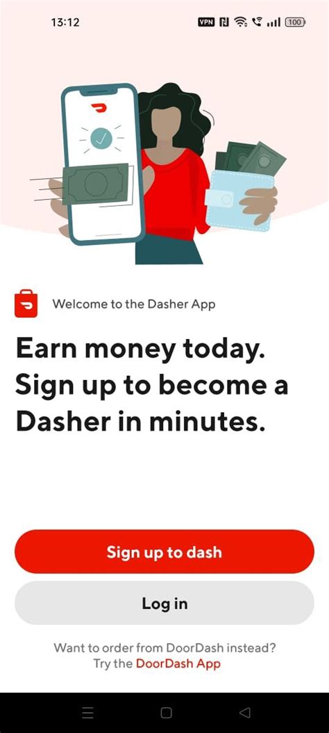 dasher website login