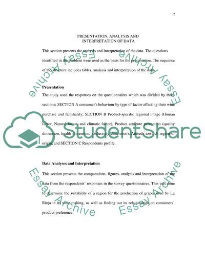 data analysis and interpretation in research paper